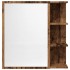 Armario espejo de baño madera envejecida 62,5x20,5x64