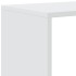 Librería divisora 4 niveles madera blanca 131,5x29x131,5