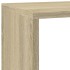 Librería divisora 3 niveles madera Sonoma 137,5x29x103,5