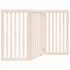 Puerta para perros plegable 3 paneles madera de álamo 150