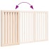 Puerta para perros plegable 3 paneles madera de álamo 150