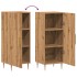 Aparador madera de ingeniería roble artisan 34,5x34x90