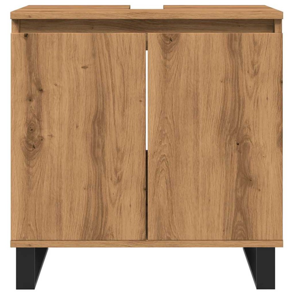 Armario de baño madera de ingeniería roble artisan 58x33x60