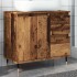 Armario de baño madera de ingeniería envejecida 65x33x60