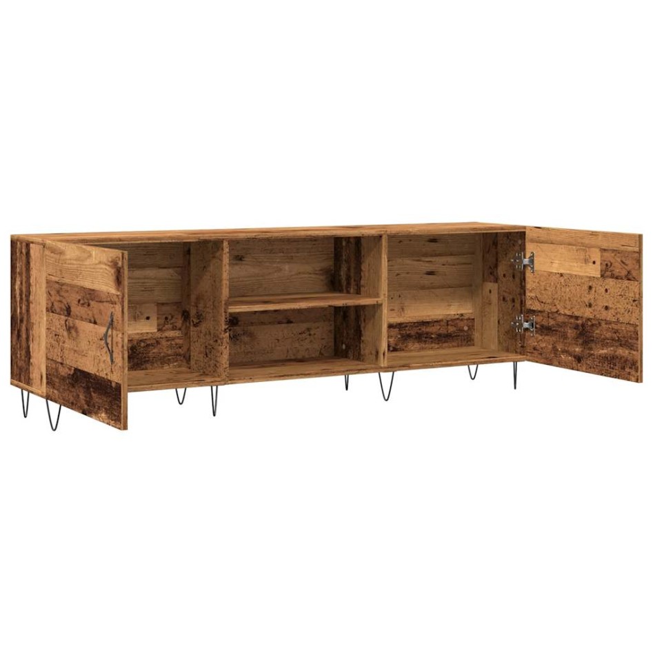 Mueble de TV madera de ingeniería envejecida 150x30x50