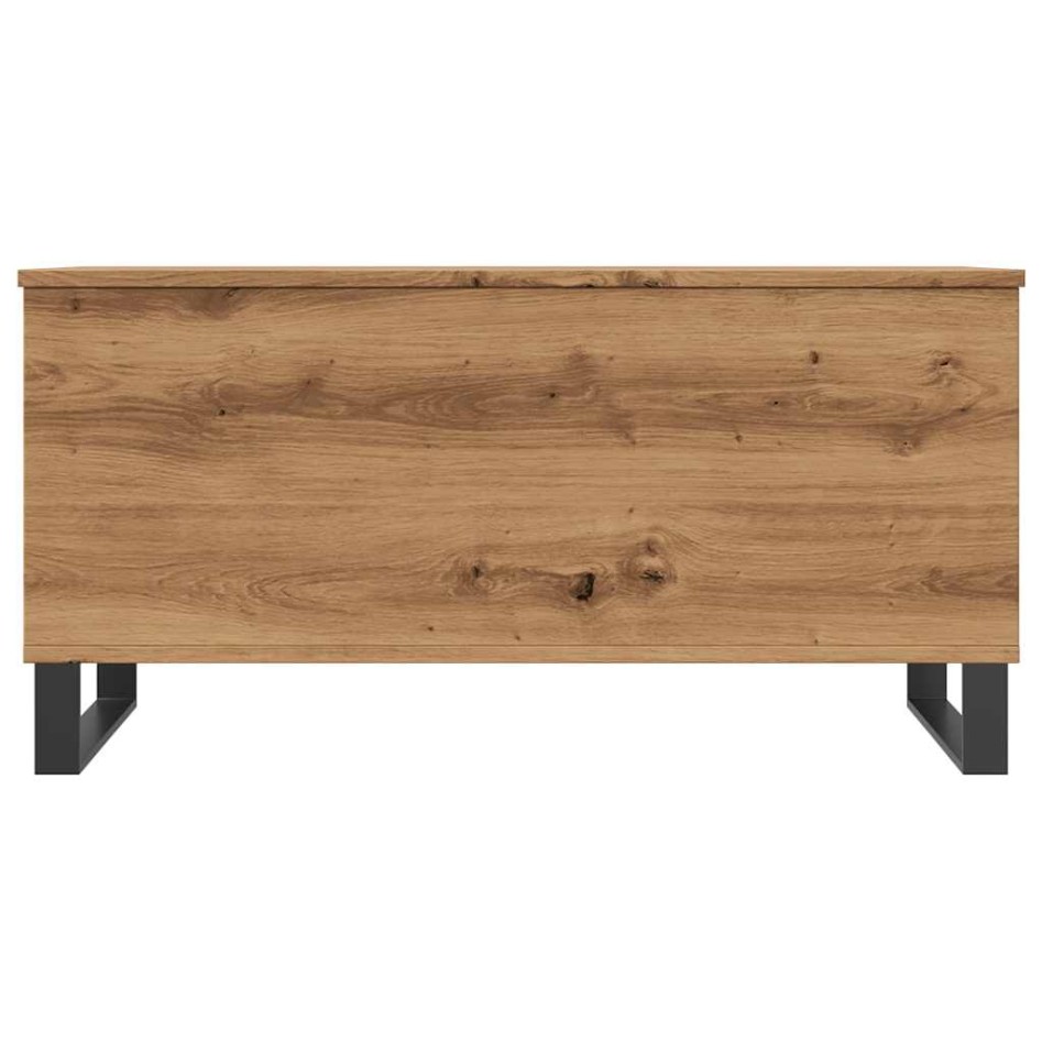 Mesa de centro madera de ingeniería roble artisan 90x44,5x45