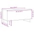 Mesa de centro madera de ingeniería roble artisan 90x44,5x45