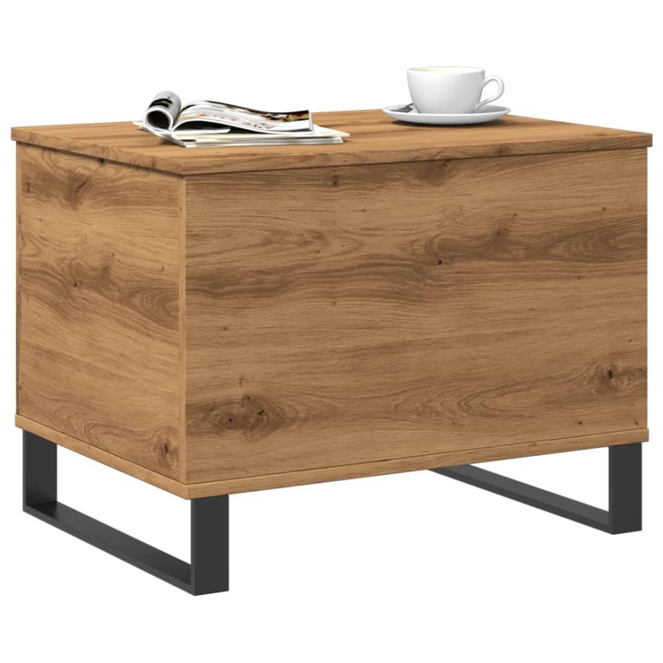 Mesa de centro madera de ingeniería roble artisan 60x44,5x45
