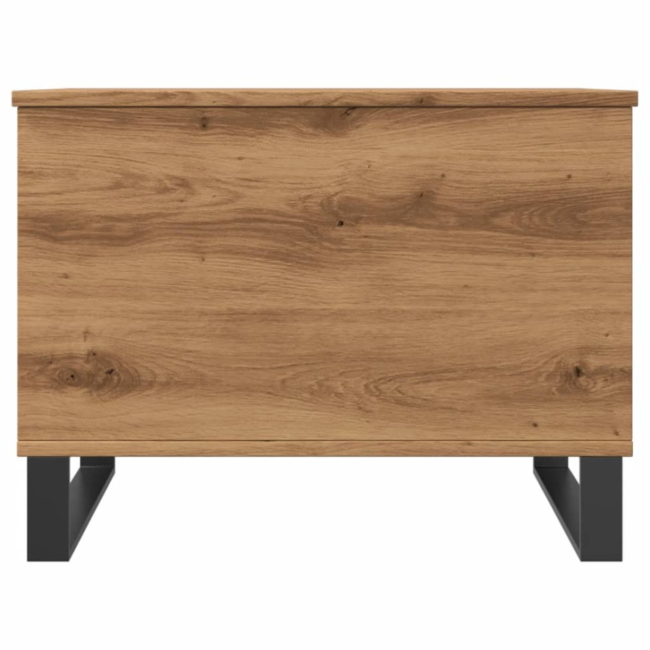 Mesa de centro madera de ingeniería roble artisan 60x44,5x45
