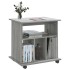 Armario con ruedas madera contrachapada gris Sonoma 60x45x60