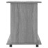 Armario con ruedas madera contrachapada gris Sonoma 60x45x60