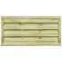 Puertas valla 2 uds madera pino impregnada 150x75 cm