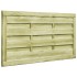 Puertas valla 2 uds madera pino impregnada 150x75 cm