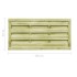 Puertas valla 2 uds madera pino impregnada 150x75 cm