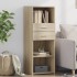 Aparador alto madera de ingeniería roble Sonoma 45x42,5x124