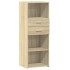 Aparador alto madera de ingeniería roble Sonoma 45x42,5x124