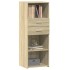 Aparador alto madera de ingeniería roble Sonoma 45x42,5x124