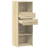 Aparador alto madera de ingeniería roble Sonoma 45x42,5x124