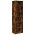 Aparador alto madera de ingeniería roble ahumado 50x41x185