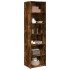 Aparador alto madera de ingeniería roble ahumado 50x41x185