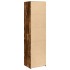 Aparador alto madera de ingeniería roble ahumado 50x41x185