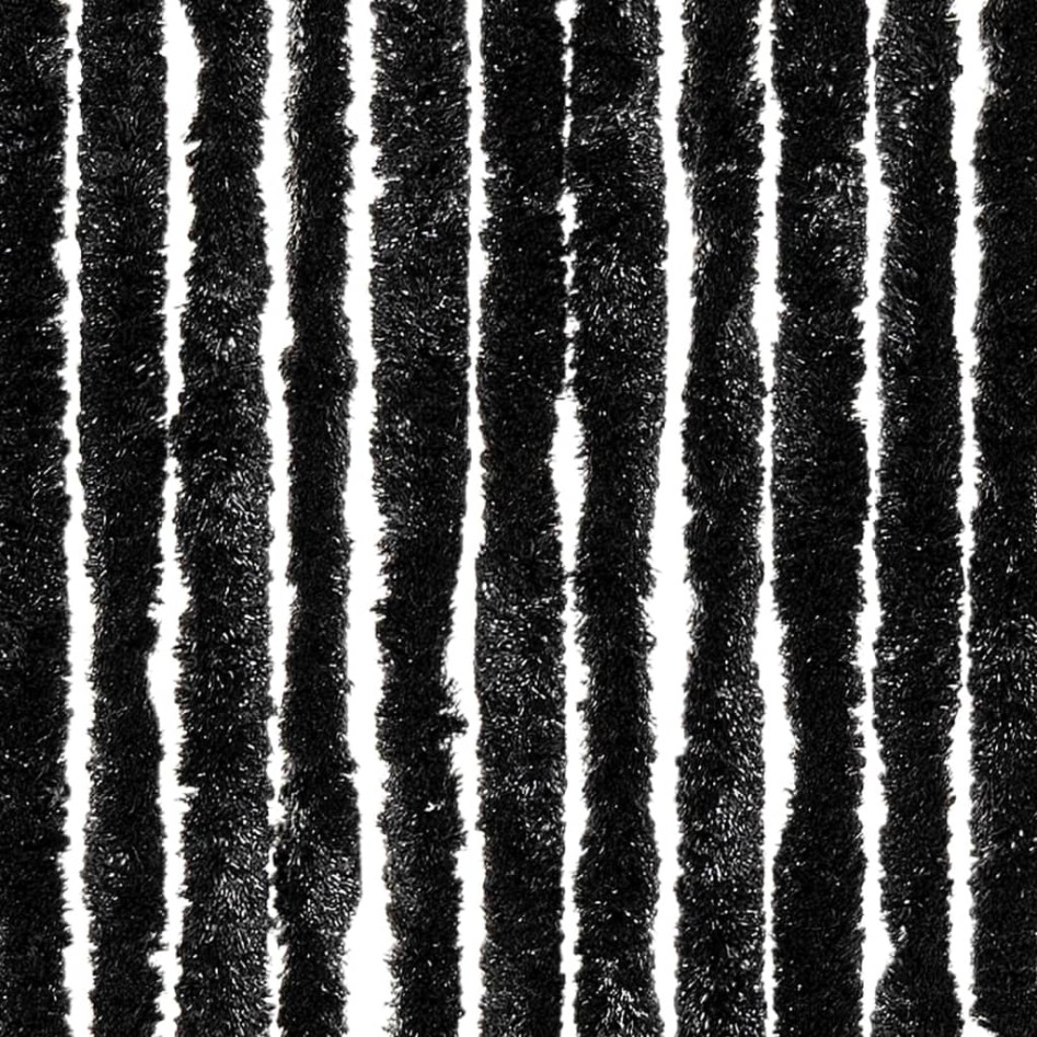 Cortina antimoscas chenilla gris antracita 100x230