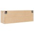 Armario de pared de madera maciza de pino 100x30x35