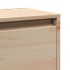 Armario de pared de madera maciza de pino 100x30x35