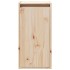 Armario de pared 2 uds madera maciza de pino 30x30x60