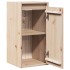 Armario de pared 2 uds madera maciza de pino 30x30x60
