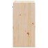 Armario de pared 2 uds madera maciza de pino 30x30x60
