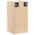 Armario de pared 2 uds madera maciza de pino 30x30x60