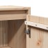 Armario de pared 2 uds madera maciza de pino 30x30x60