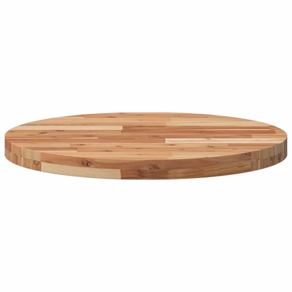 Tablero de mesa redondo madera maciza de acacia Ø60x4