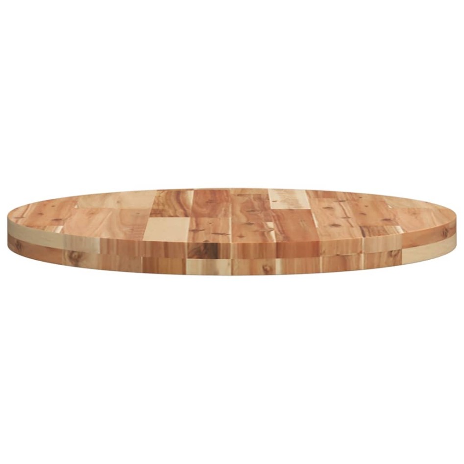 Tablero de mesa redondo madera maciza de acacia Ø60x4