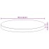 Tablero de mesa redondo madera maciza de acacia Ø60x4