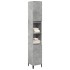 Armario de baño madera contrachapada gris hormigón 30x30x190