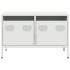 Mueble para TV acero laminado en frío blanco 68x39x43,5