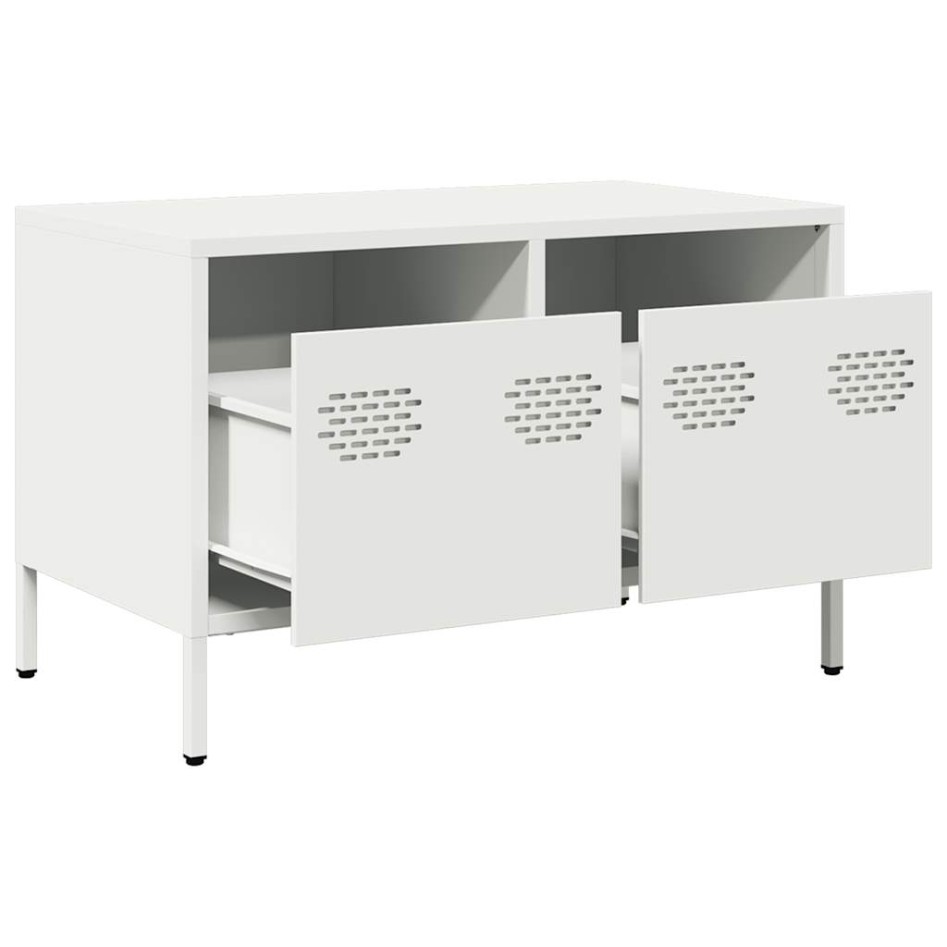 Mueble para TV acero laminado en frío blanco 68x39x43,5