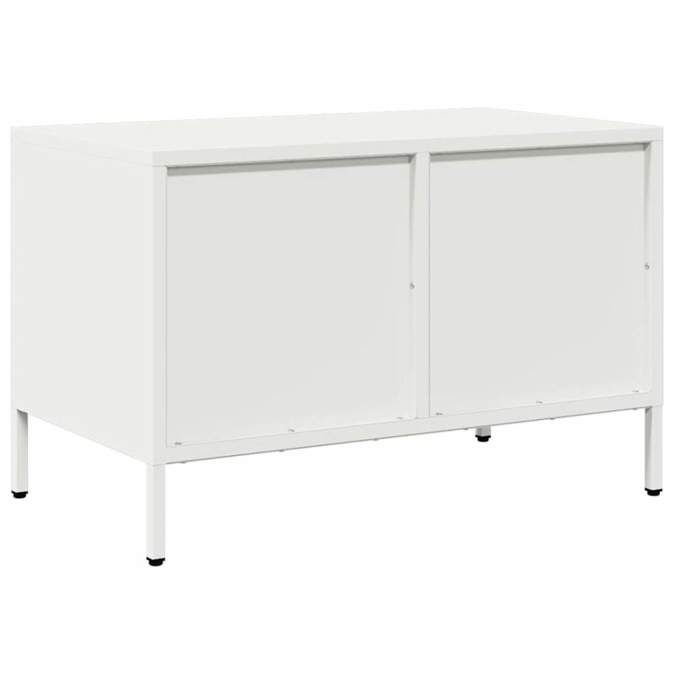 Mueble para TV acero laminado en frío blanco 68x39x43,5