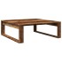 Mesa de centro madera de ingeniería envejecida 100x100x35