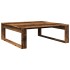 Mesa de centro madera de ingeniería envejecida 100x100x35