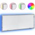 Espejo de baño LED madera ingeniería gris Sonoma 100x8,5x37