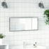 Espejo de baño LED madera ingeniería gris Sonoma 100x8,5x37