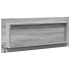 Espejo de baño LED madera ingeniería gris Sonoma 100x8,5x37