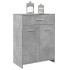 Armario de baño madera contrachapada gris hormigón 60x33x80