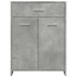 Armario de baño madera contrachapada gris hormigón 60x33x80