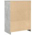 Armario de baño madera contrachapada gris hormigón 60x33x80