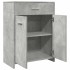 Armario de baño madera contrachapada gris hormigón 60x33x80