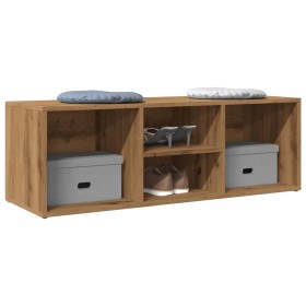 Banco zapatero madera ingeniería roble artisan 105x35x35